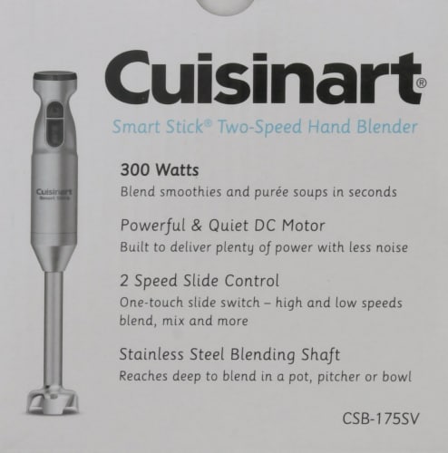 Cuisinart Smart Stick 2-Speed Hand Blender - Silver Perspective: top