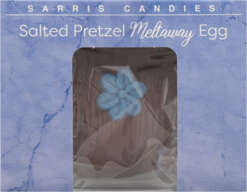 Sarris Candies Salted Pretzel Meltaway Egg Perspective: top