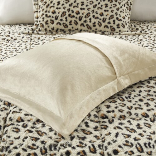 Zuri Faux Fur Square Pillow, Madison Park, Bedrooms & More