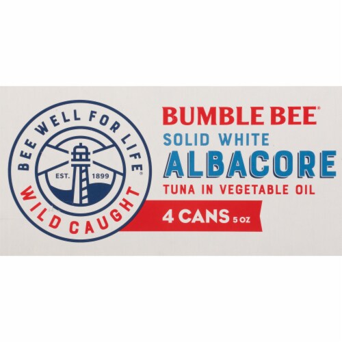 Bumble Bee® Solid White Albacore Tuna 4 Pack Perspective: top