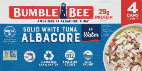 Bumble Bee® Solid White Albacore Tuna in Water Perspective: top