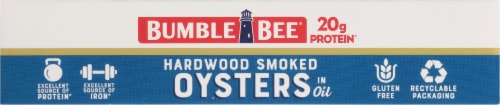Bumble Bee® Shucked Hardwood Smoked Oysters Perspective: top