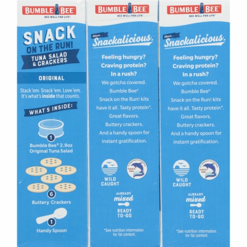 Bumble Bee® Snack On The Run Tuna Salad Kit Perspective: top