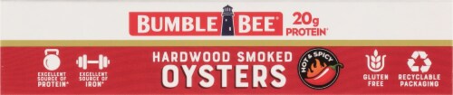 Bumble Bee® Hot & Spicy Smoked Shucked Oysters Perspective: top