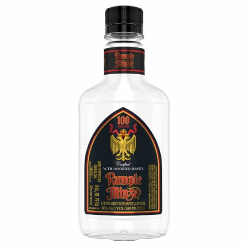 Rumple Minze Schnapps/Aquavit Peppermint Schnapps Perspective: top