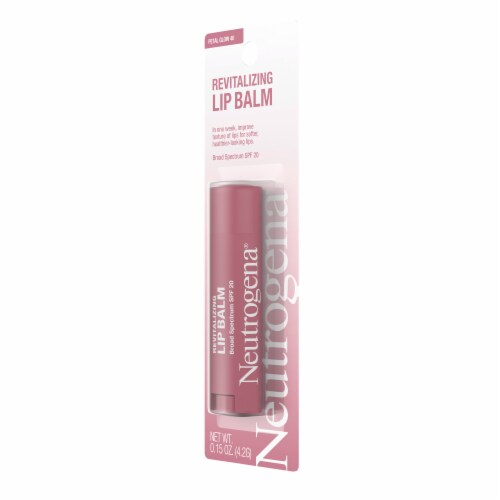 Neutrogena Revitalizing and Moisturizing Tinted Lip Balm with Broad Spectrum SPF 20 Petal Glow 40 Perspective: top