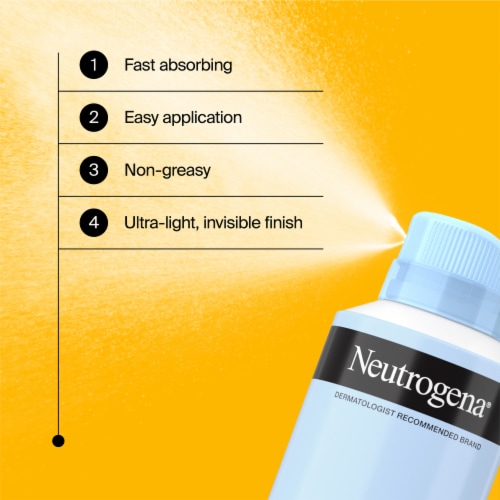 Neutrogena Ultra Sheer Body Mist Sunscreen Spray Broad Spectrum SPF 30 Perspective: top