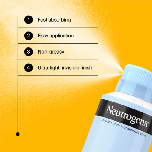 Neutrogena Ultra Sheer Body Mist Sunscreen Broad Spectrum SPF 70 Perspective: top