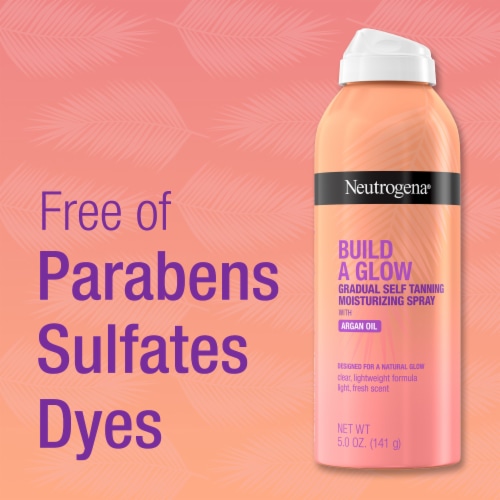 Neutrogena Build-a-Glow Gradual Self-Tanning Moisturizing Spray with Argan Oil Perspective: top