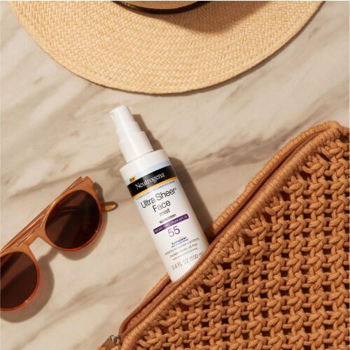 Neutrogena Ultra Sheer Face Mist Sunscreen Broad Spectrum SPF 55 Perspective: top