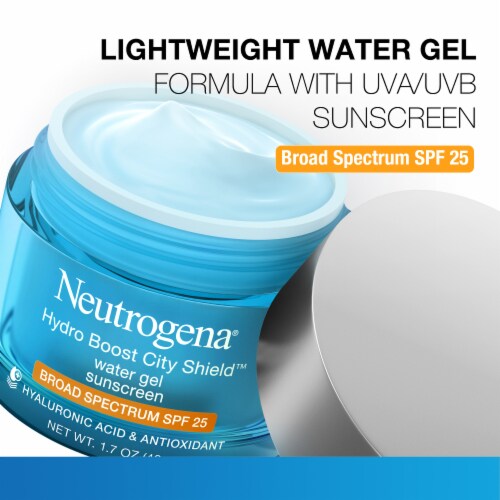 Neutrogena Hydro Boost City Shield Water Gel Sunscreen SPF 25 Perspective: top