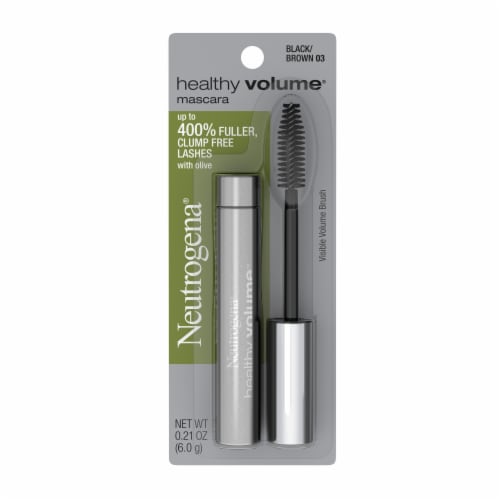 Neutrogena Healthy Volume Mascara Lash-Plumping Volumizing and Conditioning Brown/Black 03 Perspective: top