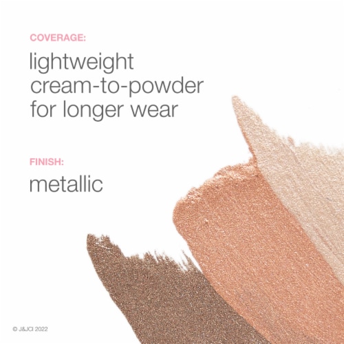 Neutrogena Sensitive Skin Eyeshadow + Primer 2-in-1 Metallic Eyeshadow for Sensitive Skin Warm Taupe Perspective: top