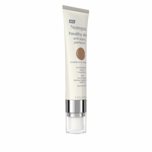 Neutrogena Healthy Skin Anti-Aging Perfector Tinted Facial Moisturizer and Retinol 60 Medium to Deep Perspective: top