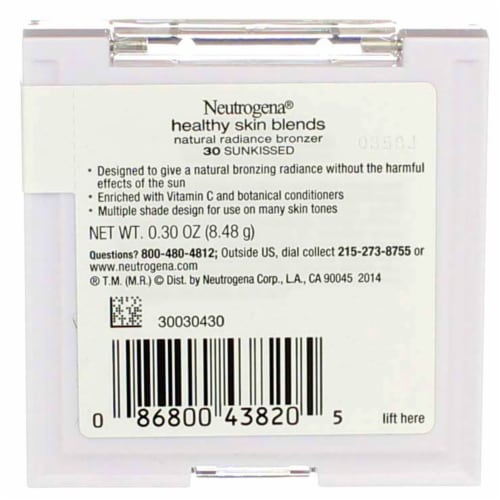 Neutrogena® Healthy Skin Blends Natural Radiance Bronzer Powder 30 Sunkissed Perspective: top