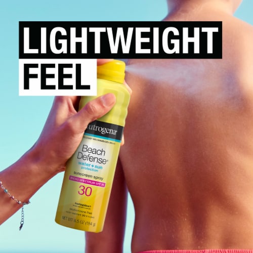 Neutrogena Beach Defense Spray Sunscreen Broad Spectrum SPF 30 Perspective: top