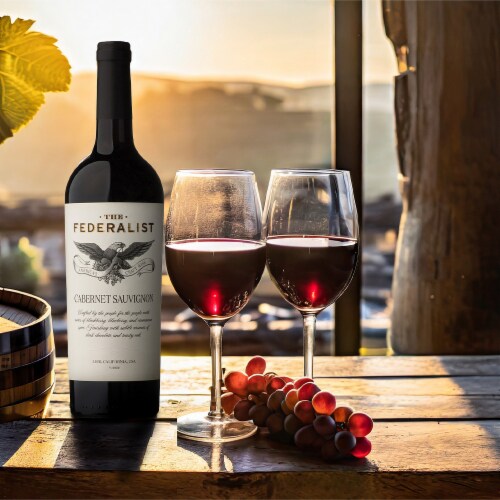 The Federalist Limited Edition Cabernet Sauvignon California Red Wine Perspective: top