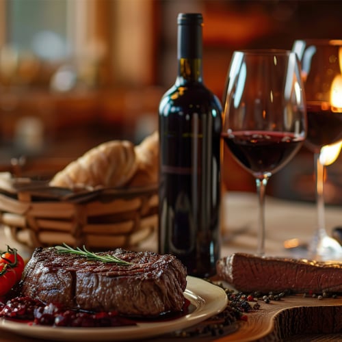 The Federalist Texas Red Blend Wine Perspective: top