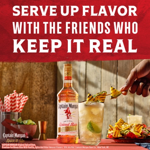Captain Morgan Rum Original Spiced Perspective: top