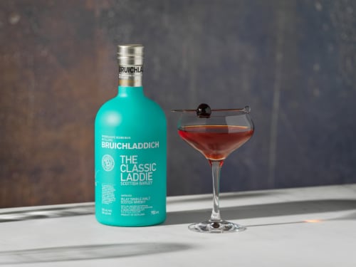 Bruichladdich The Classic Laddie Unpeated Islay Single Malt Scotch Whisky Perspective: top