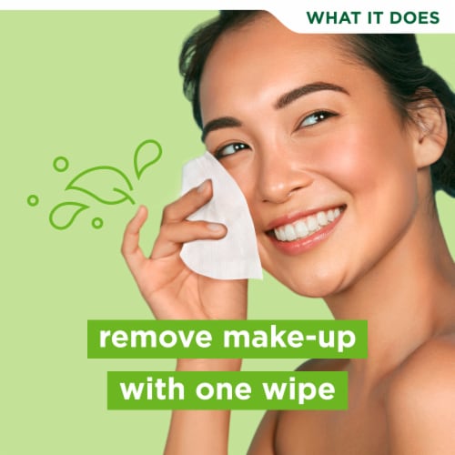 Simple Kind to Skin Facial Wipes Cleansing Gentle & Effective Makeup Remover Free from color & dye Perspective: top