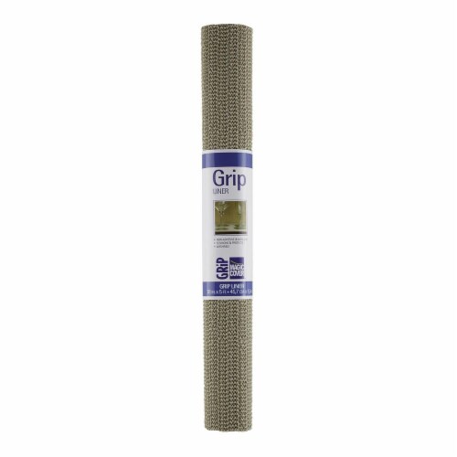 Magic Cover Grip Thick Shelf Liner - Taupe Perspective: top