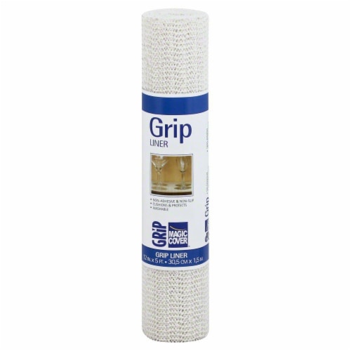 Magic Cover Grip Thick Shelf Liner - White Perspective: top