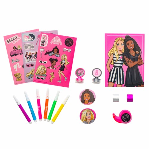 Inkology Inc. Licensed Barbie Stationery Pouch Made in China Perspective: top