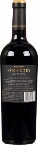 Symmetry Sonoma County Red Wine Meritage Perspective: top