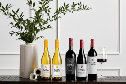 Rodney Strong Cabernet Sauvignon Red Wine Perspective: top