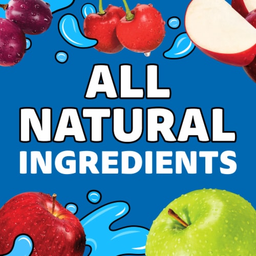 Capri Sun 100% Juice Fruit Punch Naturally Flavored Juice Box Pouches Perspective: top