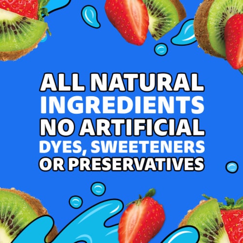 Capri Sun Strawberry Kiwi Naturally Flavored Juice Drink Blend Perspective: top
