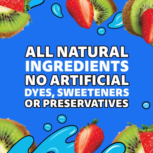Capri Sun Strawberry Kiwi Flavored Juice Drink Blend, Bottle Perspective: top