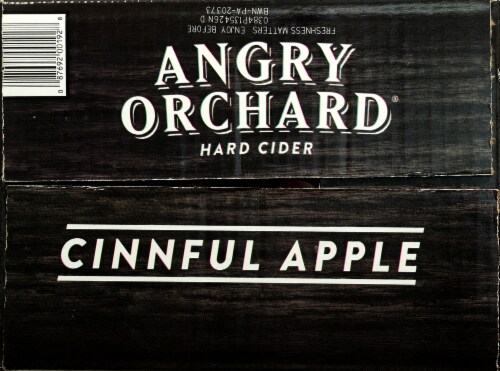 Angry Orchard Seasonal Hard Cider Perspective: top
