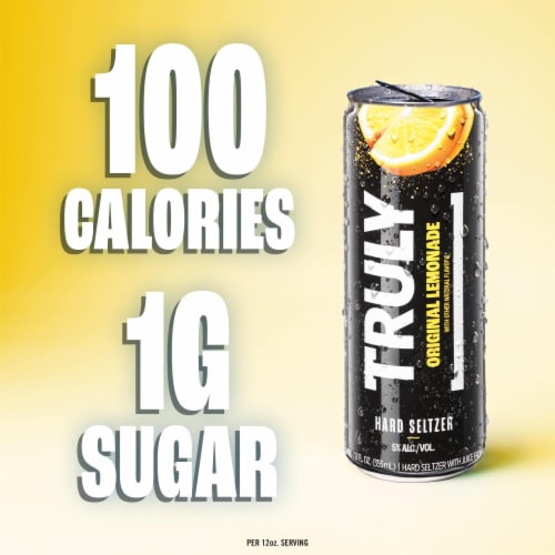 TRULY Hard Seltzer Lemonade Variety Mix Pack Perspective: top