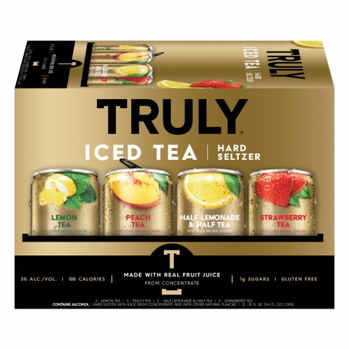 TRULY Hard Seltzer Iced Tea Variety Pack Perspective: top
