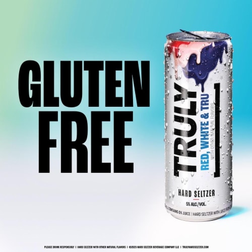 TRULY Hard Seltzer Red White & TRU Variety Pack Perspective: top