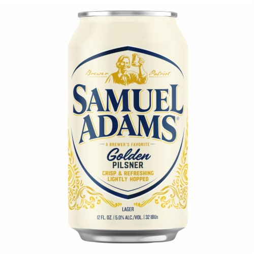Samuel Adams Golden Pilsner Beer Perspective: top