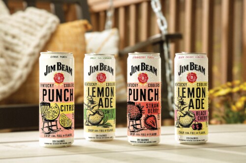 Jim Beam Kentucky Coolers Lemonade & Punch Variety Pack Perspective: top