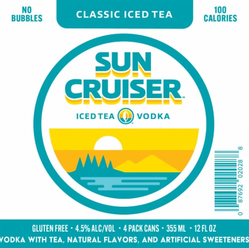 Sun Cruiser Iced Tea Vodka Perspective: top