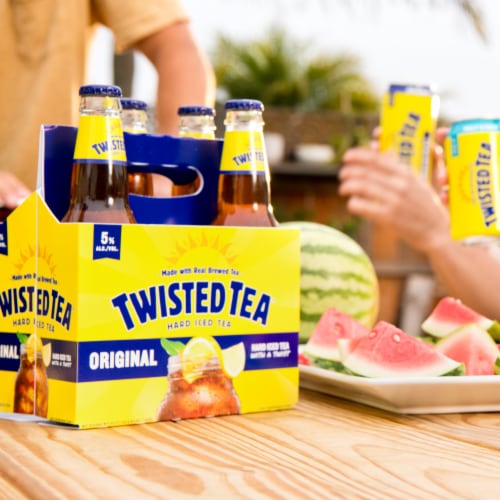 Twisted Tea Original Hard Iced Tea Perspective: top