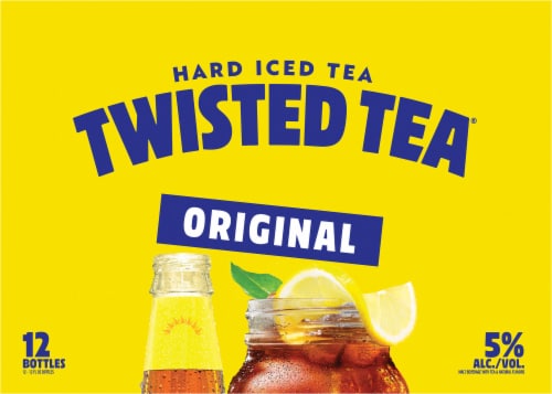 Twisted Tea Original Flavored Hard Beverage Perspective: top