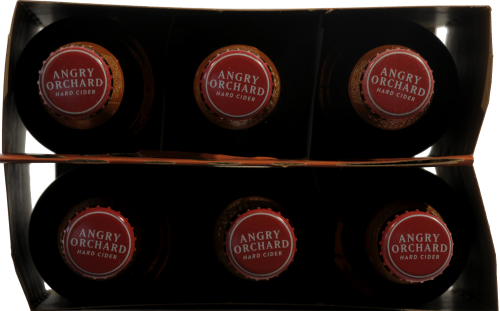 Angry Orchard Apple Ginger Bottles Perspective: top