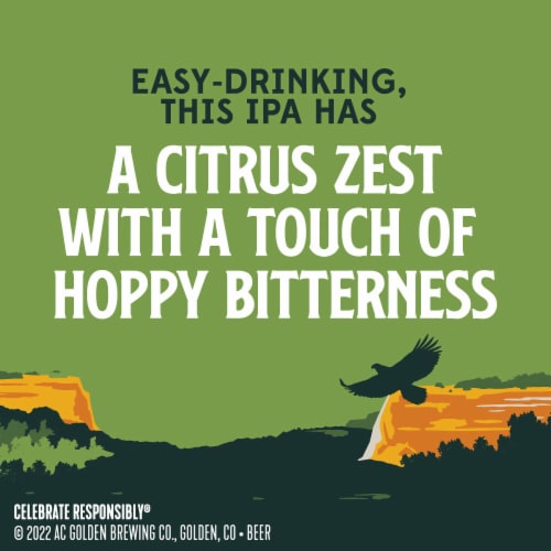 Colorado Native West Slope IPA Craft Beer Perspective: top