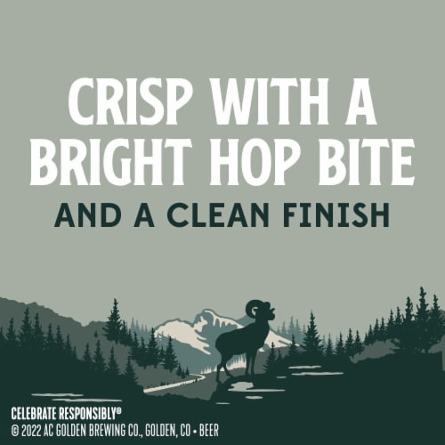 Colorado Native Mtn. Pass Pilsner Beer Cans Perspective: top