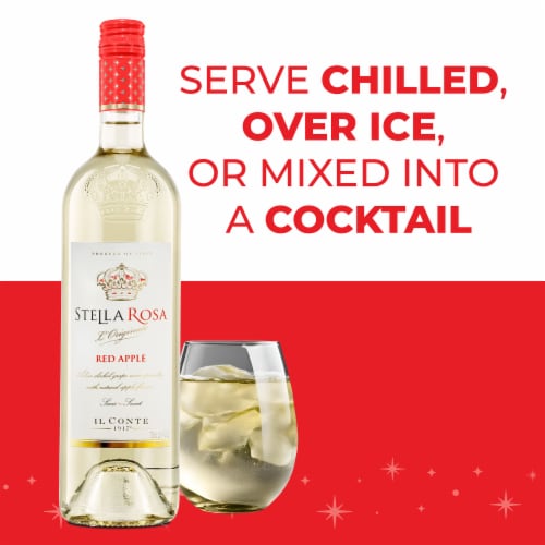 Stella Rosa Red Apple Semi-Sweet Italian White Wine Perspective: top
