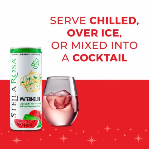 Stella Rosa Watermelon Semi-Sweet Italian Rose Wine Perspective: top
