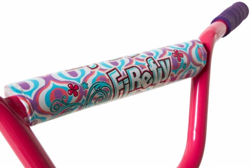 Dynacraft Children's Fire Fly Bicycle - White/Purple/Pink Perspective: top