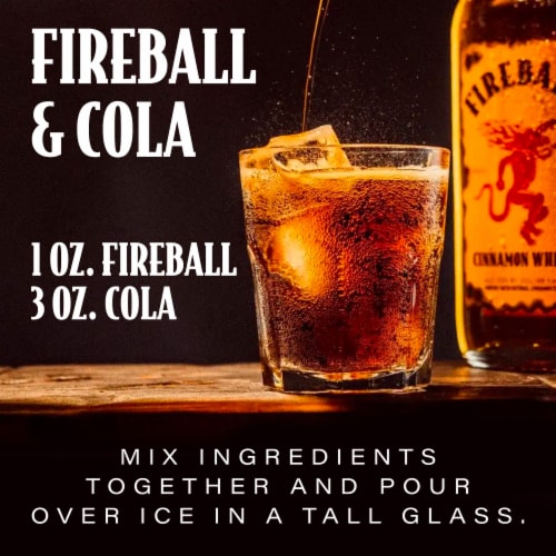 Fireball Hot Cinnamon Blended Whisky Perspective: top