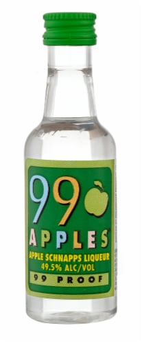 99 Brand Candy Cane Variety Pack Liqueur Perspective: top